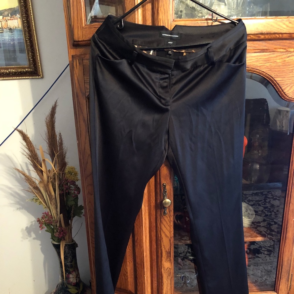 Express   satin slacks